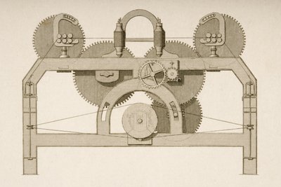 End elevation of a Throstle by Joseph Wilson Lowry